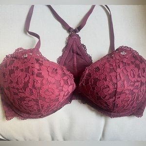 PINK VS ✨ Burgundy Racerback Bra